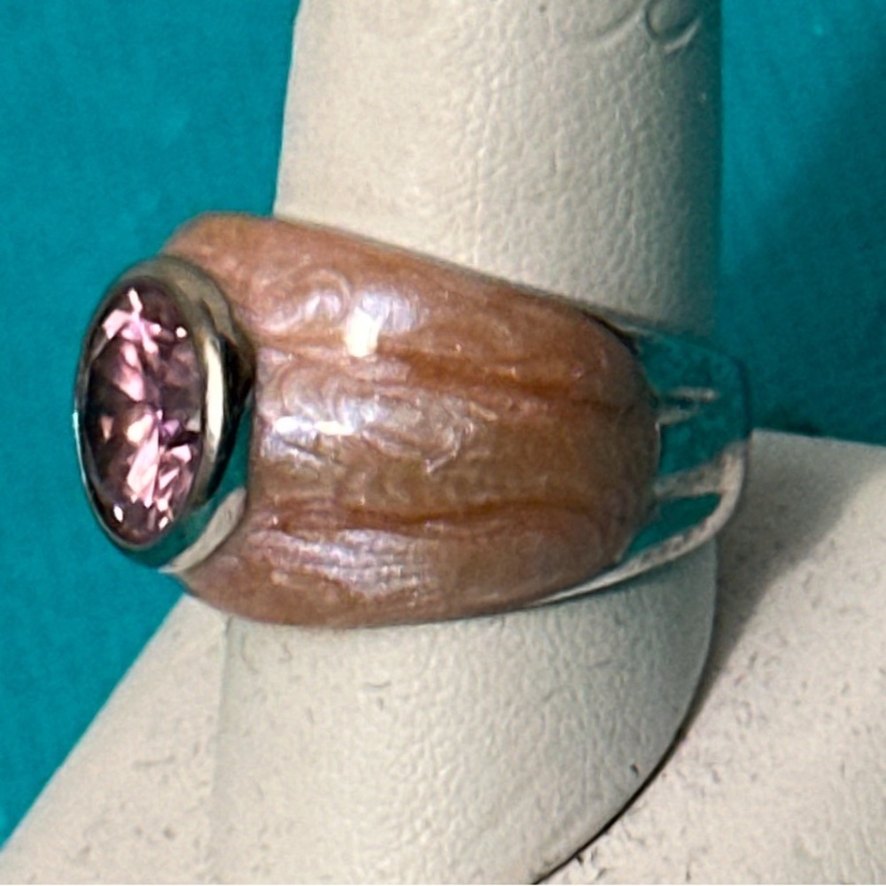 Elegant Multi-Stone Silver Rings Set - Picture 7 of 7